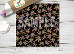 Marijuana Cannabis leafs Printed HTV-840