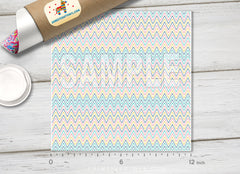 Pastel Chevron Patterned HTV 1435