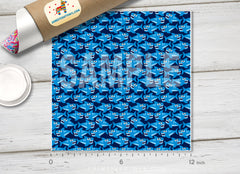 Kids Shark Patterned HTV 1238