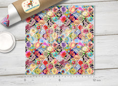Flower Quilt Printed HTV-883