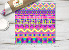 Tribal Navajo, Ethnic Aztec patterned HTV-856