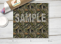 Camouflage Tree Printed Vinyl/ Indoor Vinyl/ Outdoor Vinyl/ Heat Transfer Vinyl-019 - Printive Vinyl | Patterned Vinyl