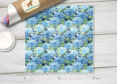 Watercolor Hydrangea Flowers Patterned HTV 415