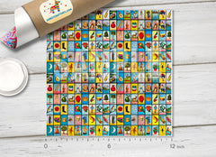 Mexican Loteria Patterned HTV-1007
