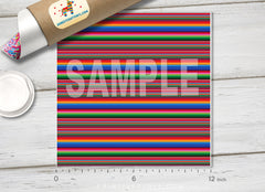 Serape Blanket Adhesive Patterned HTV 633