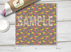 Toucan Palm Tree Patterned Adhesive Vinyl 260