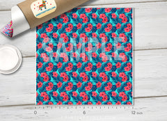 Tropical Flower Patterned Adhesive Vinyl 098