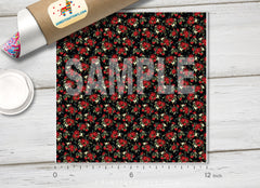 Rose Flower Patterned Adhesive Vinyl 292