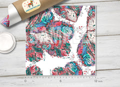 Watercolor Floral Bohemian Patterned HTV- 908