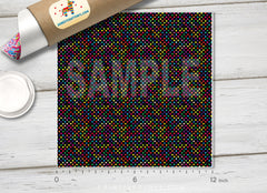 Polka Dots Patterned Adhesive Vinyl 265