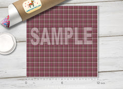 Check Plaid Tartan Patterned HTV 593
