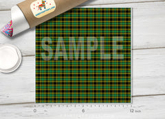 Retro tartan plaid      Patterned HTV 452