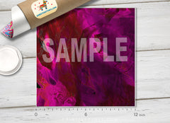 Abstract Claret, Violet, Purple Patterned HTV- 910
