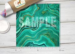 Green Marble Patterned HTV 1068