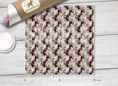 Peony Flowers Roses Patterned HTV 395