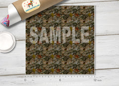 Hunting Camouflage Patterned Adhesive Vinyl 124