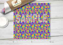 Block Toy Puzzle Toy Patterned HTV  983