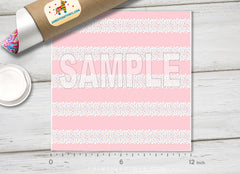 Pink Ice Cream Corn Patterned HTV 1302
