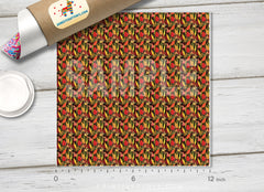 Autumn Fallen Leaves Patterned HTV 717