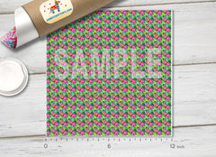 Tropical Lotus Flowers Patterned HTV 994