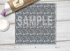 Grey Block Patterned HTV 168