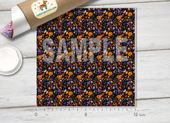 Halloween Pumpkins Patterned HTV 737