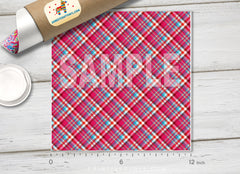 Plaid Patterned Adhesive Vinyl 446