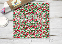 Christmas tree Adhesive Patterned HTV X003