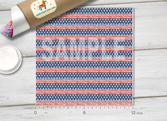 Grunge USA Stars and Stripes painted Printed Vinyl/ Indoor/ Outdoor/ Heat Transfer Vinyl-357 - Printive Vinyl | Patterned Vinyl