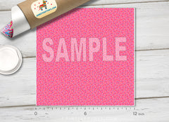 Floral Patterned Adhesive Vinyl 428 - Donkey Craft Vinyl