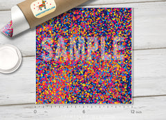 Abstract Confetti Patterned HTV 1347