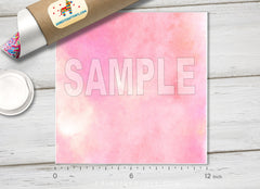 Watercolor Pink Patterned HTV- 925