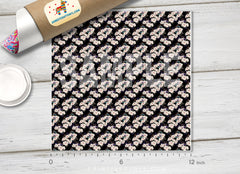 Flower Pattern Adhesive Vinyl 557 - Donkey Craft Vinyl