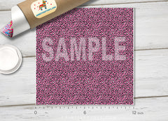 Pink Leopard Patterned HTV 1036