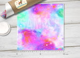 Unicorn Marble Galaxy Patterned HTV- 529