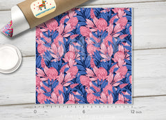 Protea Flower Patterned HTV-532