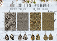 Leopard Printed Faux Leather FL021