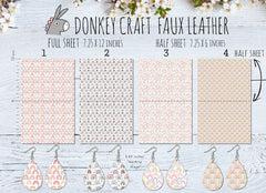 Rainbow Printed Faux Leather FL031