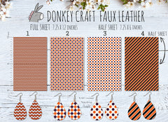 Halloween Printed Faux Leather FL012