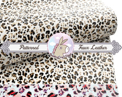 Leopard Printed Faux Leather FL022