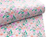 Rose Leopard printed Faux Leather FL028