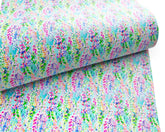 Summer Tropical Patterned Faux Leather FL029