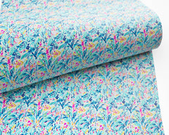 Summer Tropical Patterned Faux Leather FL029