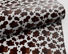 Cowhide Cow printed Faux Leather FL-033