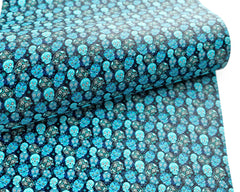 Halloween Sugar Skull Printed Faux Leather FL-039