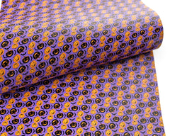 Halloween Pumpkin Printed Faux Leather FL-040