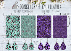 Leopard Printed Faux Leather FL-043