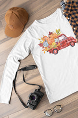 Pumpkin Old Truck DTF Transfer for T-shirts, Hoodies, heat Transfer, Ready To Press Heat Press Transfers, Just Heat Press It DTF17