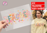Teacher Gift DTF Transfer for T-shirts, Hoodies, Heat Transfer, Ready for Press Heat Press Transfers DTF79