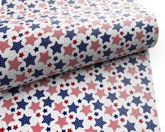 American Flag Patterned Faux Leather FL047